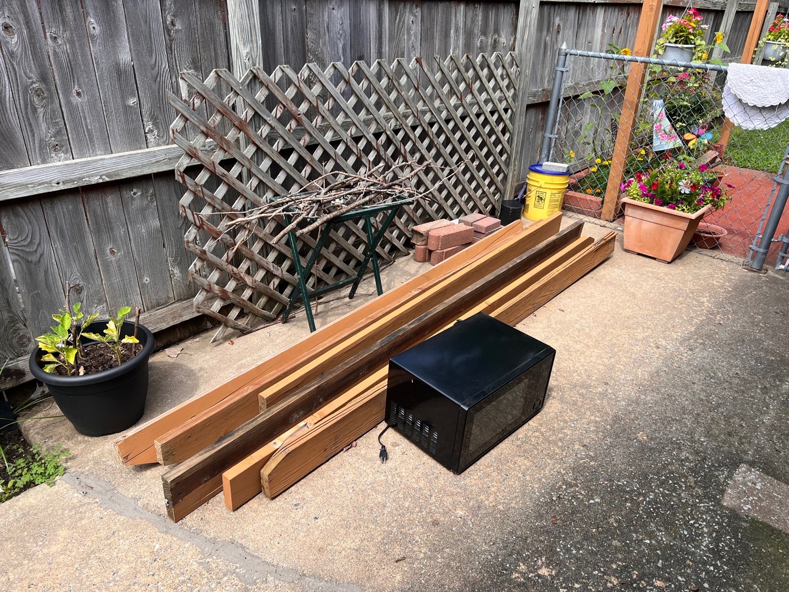 Cleanout after photo