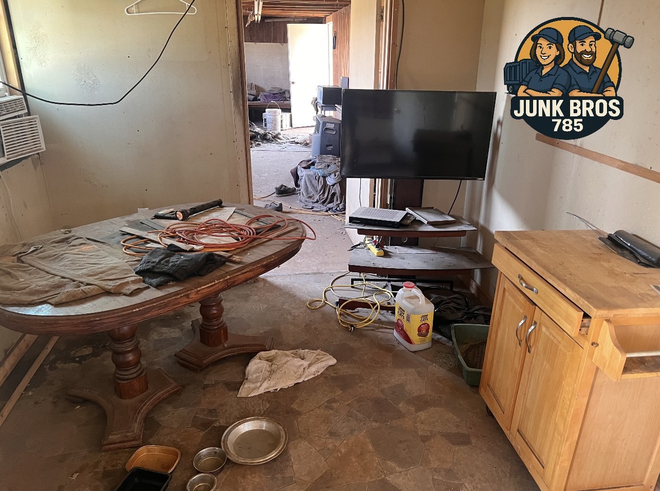 Cleanout after photo