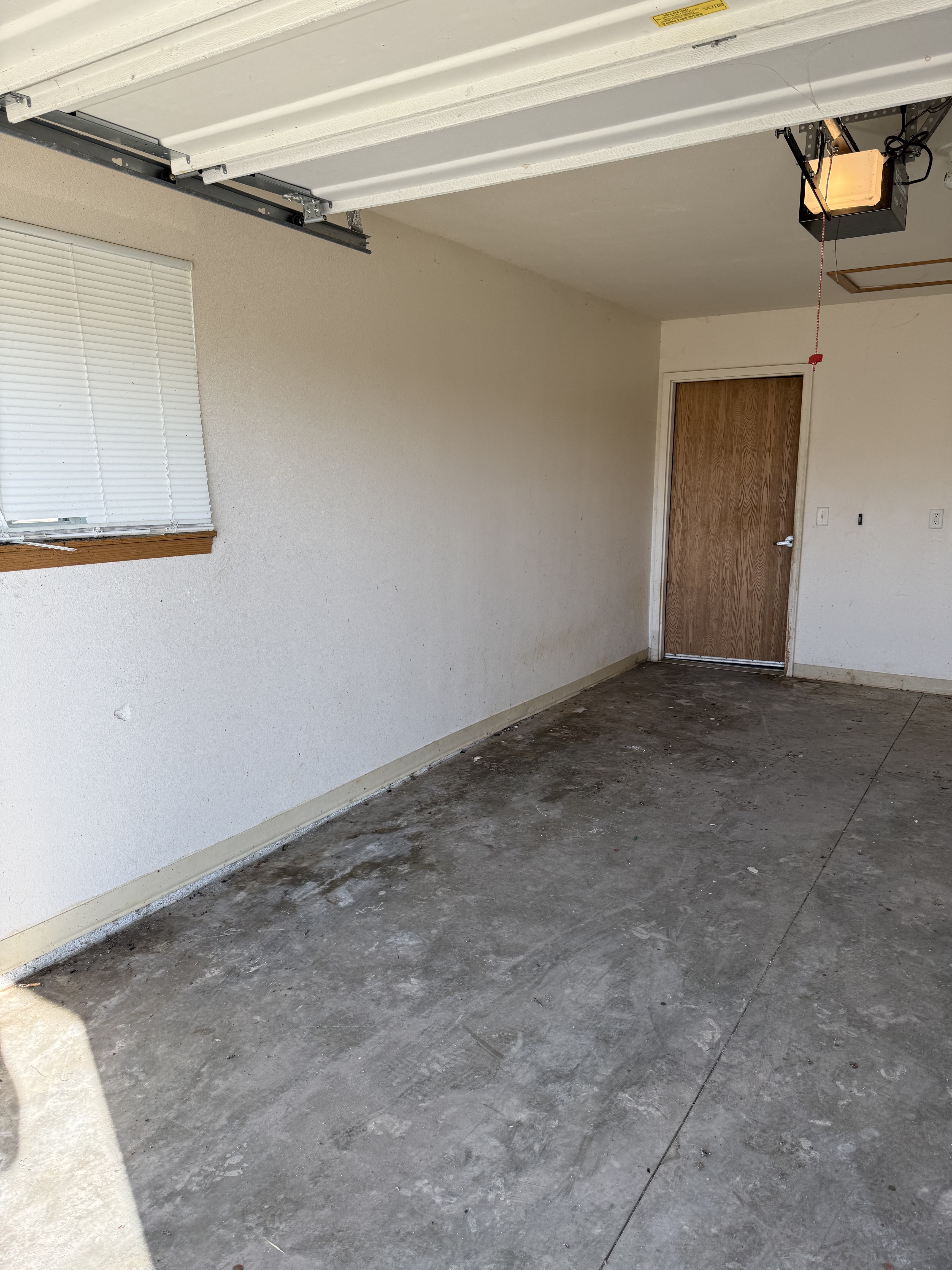 Wide garage cleanout after